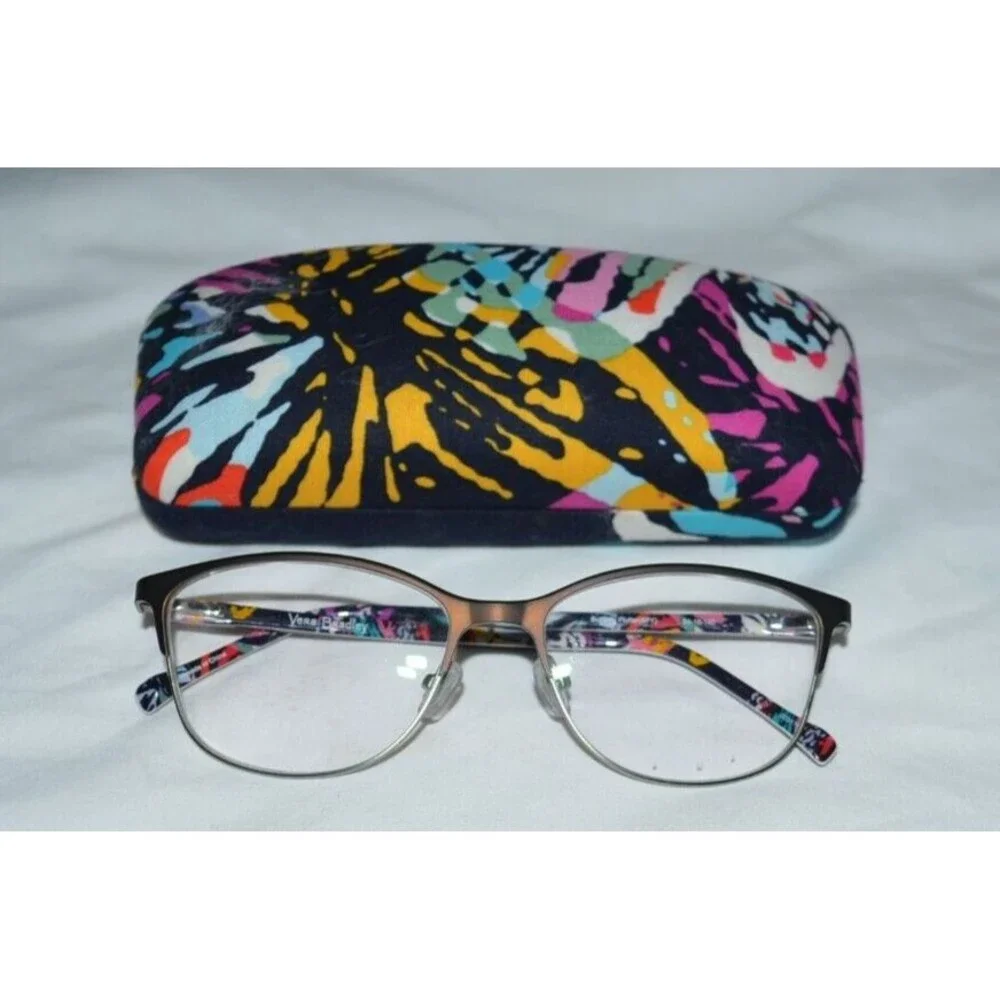 Vera Bradley Nelle Eyeglasses Frame 54-16-140 Butterfly Flutter Case Included